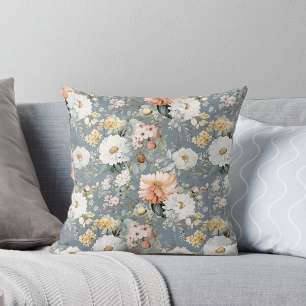 Item preview, Timeless Elegance: Vintage Watercolour Flower Pattern designed and sold by SynthPrint.