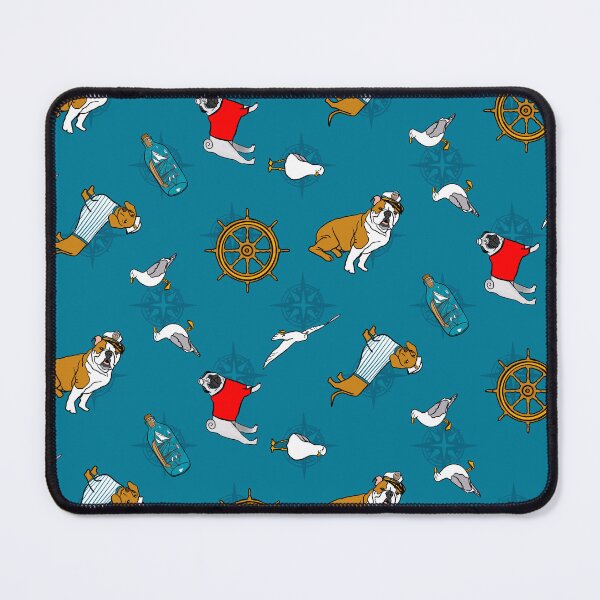 Item preview, Salty Dogs multidirectional pattern designed and sold by Quick Brown Fox Canada.