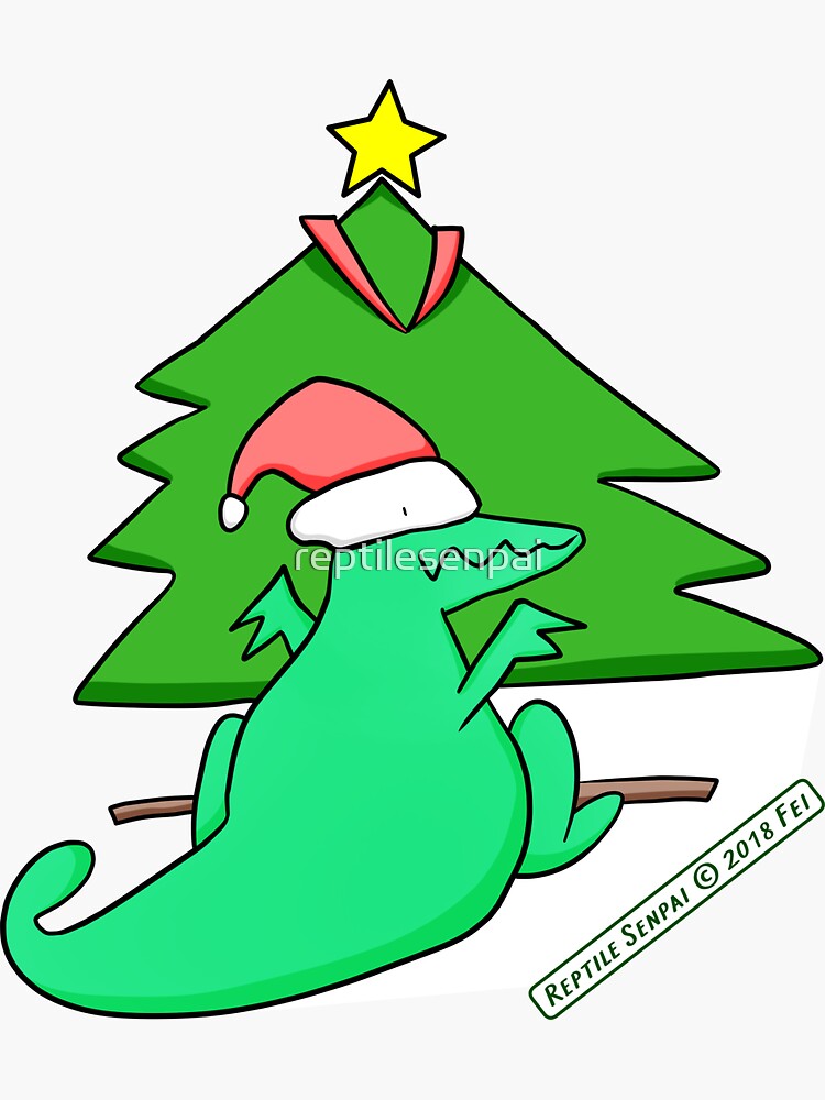 Thumbnail 3 of 3, Sticker, Reptile Senpai S02E08 designed and sold by reptilesenpai.