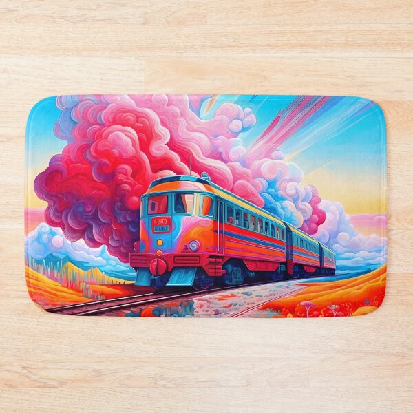 Item preview, Vivid colours train designed and sold by NRGArtwork.