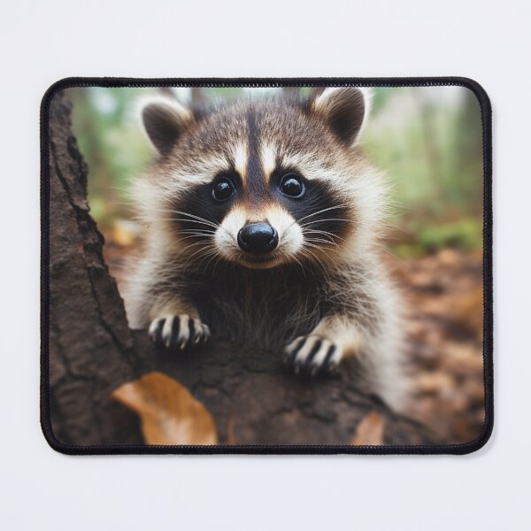 Item preview, Mapache lindo - Animales lindos del bebé designed and sold by baby-animal-art.