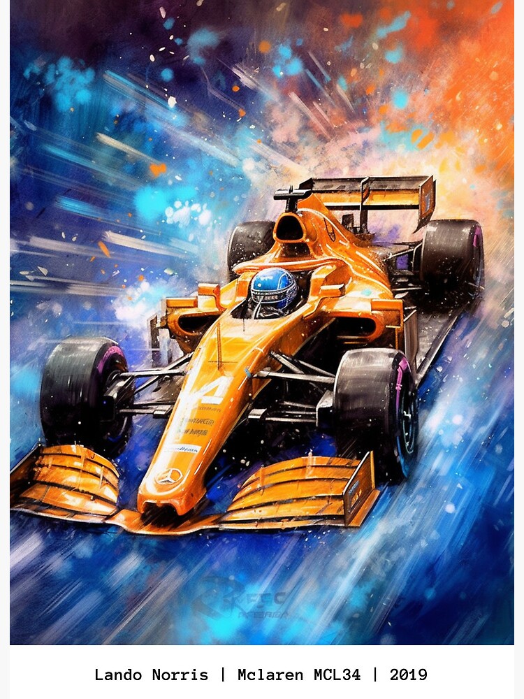 Lando Norris | Mclaren MCL34 | 2019 | Formula one | F1 Car Art