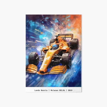 Lando Norris | Mclaren MCL34 | 2019 | Formula one | F1 Car Art