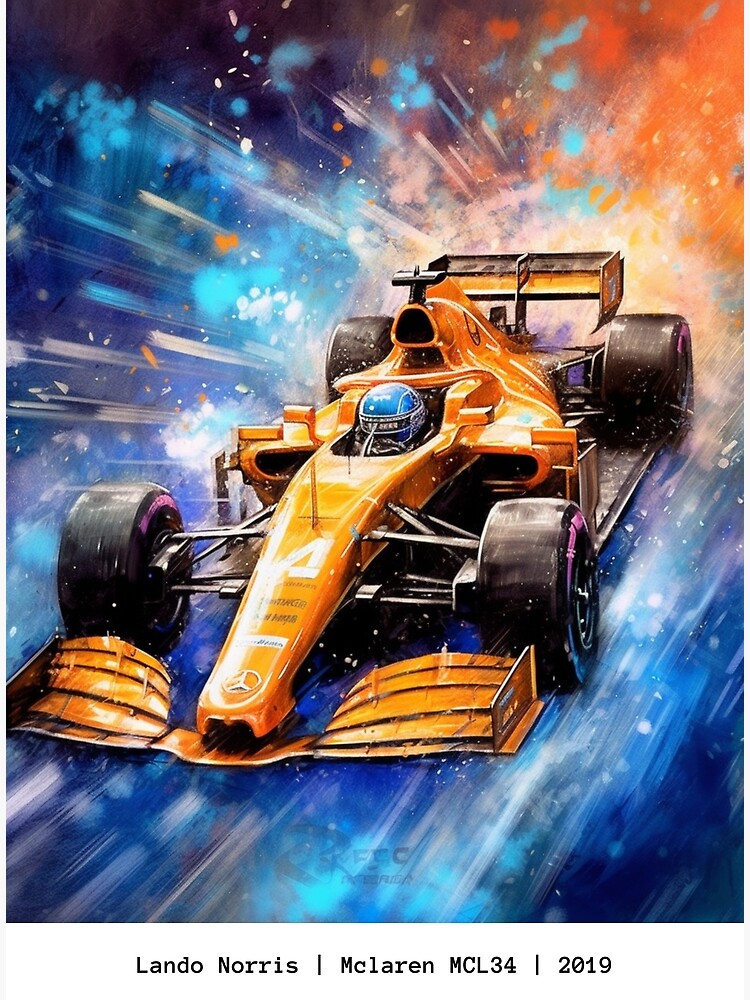 Lando Norris | Mclaren MCL34 | 2019 | Formula one | F1 Car Art
