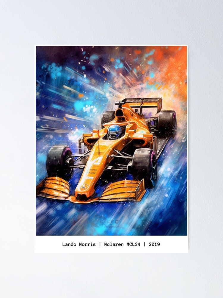 Lando Norris | Mclaren MCL34 | 2019 | Formula one | F1 Car Art