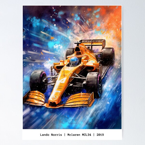 Lando Norris | Mclaren MCL34 | 2019 | Formula one | F1 Car Art