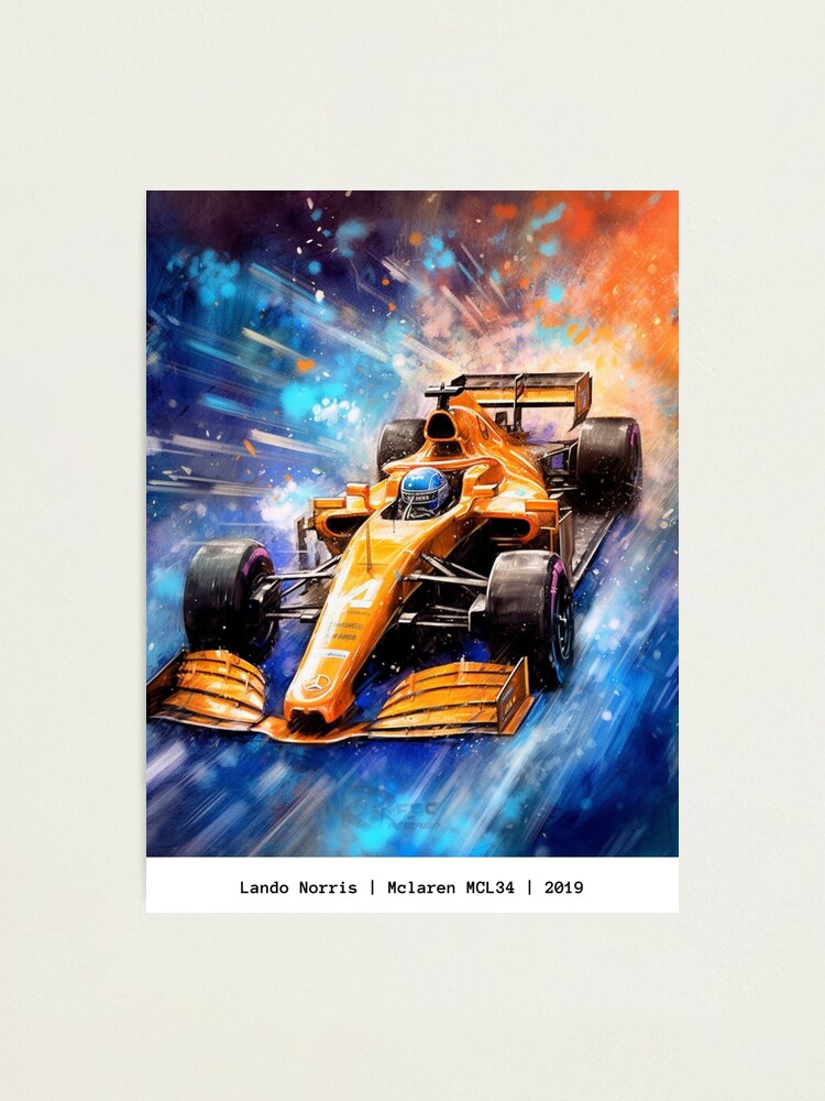 Lando Norris | Mclaren MCL34 | 2019 | Formula one | F1 Car Art