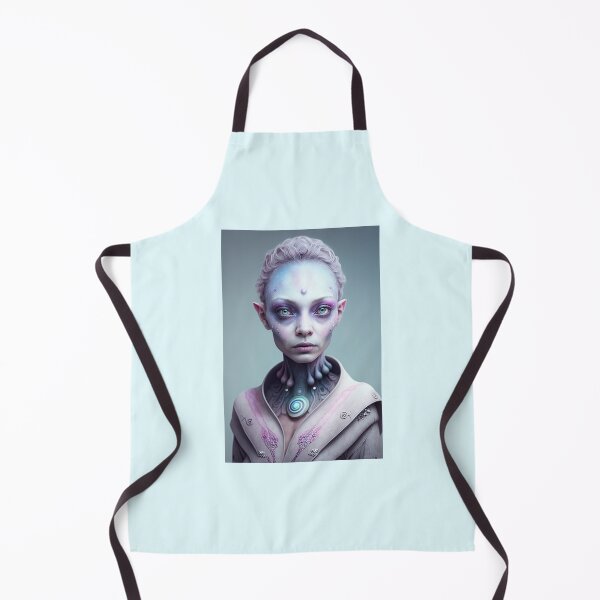 Item preview, Sullen Alien Female with Light Blue Eyes designed and sold by LovelaceVisuals.