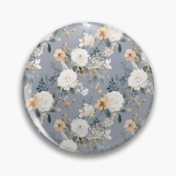 Aperçu de l'œuvre Nostalgie charmante : motif de fleurs vintage sans couture créée et vendue par SynthPrint.