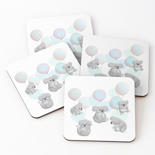 Item preview, Koalas Found Some Balloons designed and sold by RhondaLuluArt.