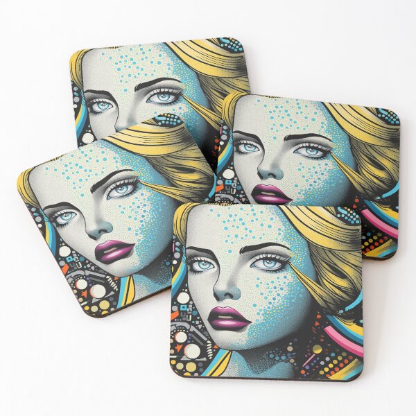 Item preview, Pop Art Blond Woman designed and sold by rcwm.