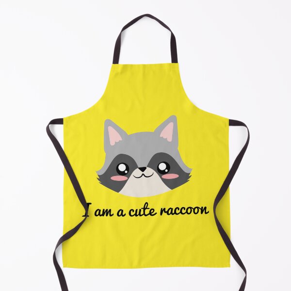Item preview, cute raccoon face with text designed and sold by yessebel.