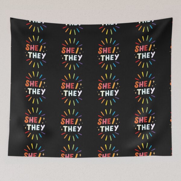 Item preview, She / They - Pride designed and sold by 96mon.
