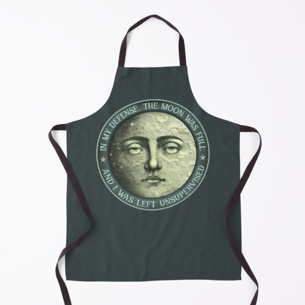 Item preview, In my defense the moon was full and I was unsupervised, vintage inspired design designed and sold by HaggisVitae.