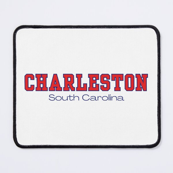 Item preview, Charleston South Carolina Varsity Print Red Navy designed and sold by Sunshine-Dreams.