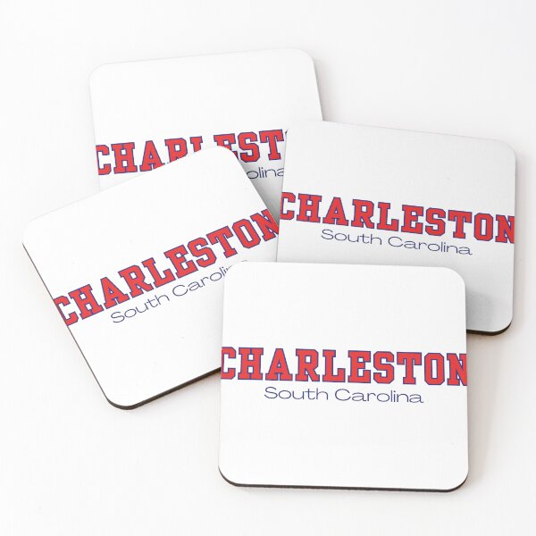 Item preview, Charleston South Carolina Varsity Print Red Navy designed and sold by Sunshine-Dreams.