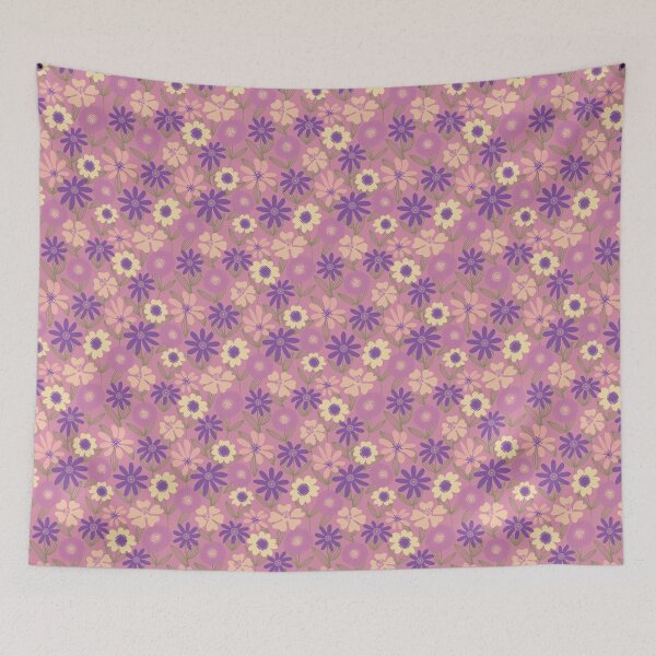 Item preview, Floral Folk Purple Lavender designed and sold by Ale's Art.