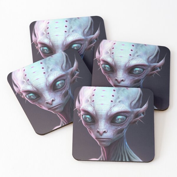 Item preview, Brooding Alien with Reflective Eyes designed and sold by LovelaceVisuals.