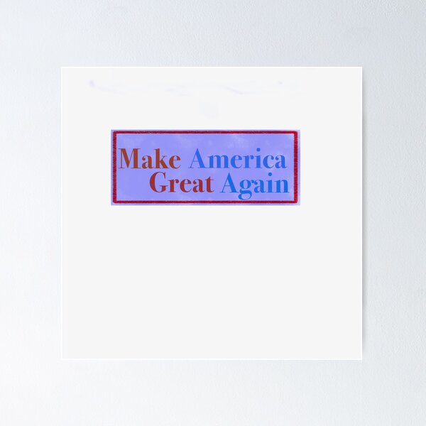 Item preview, MAGA make America great again sticker button designed and sold by roostercrow43.