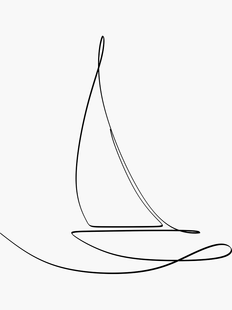 Premium Vector  Continuous line drawing from the boat traveling at high  speed in the waters.