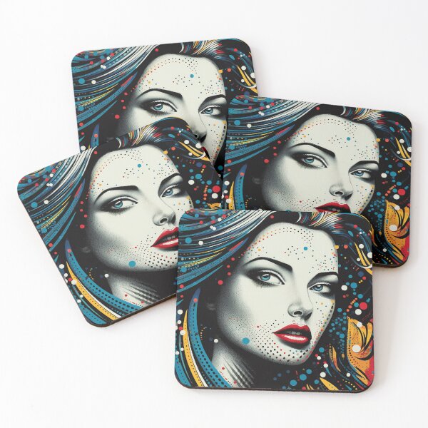 Item preview, Pop Art Brunette Woman designed and sold by rcwm.