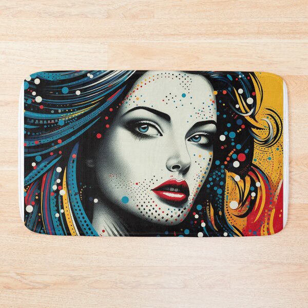 Item preview, Pop Art Brunette Woman designed and sold by rcwm.