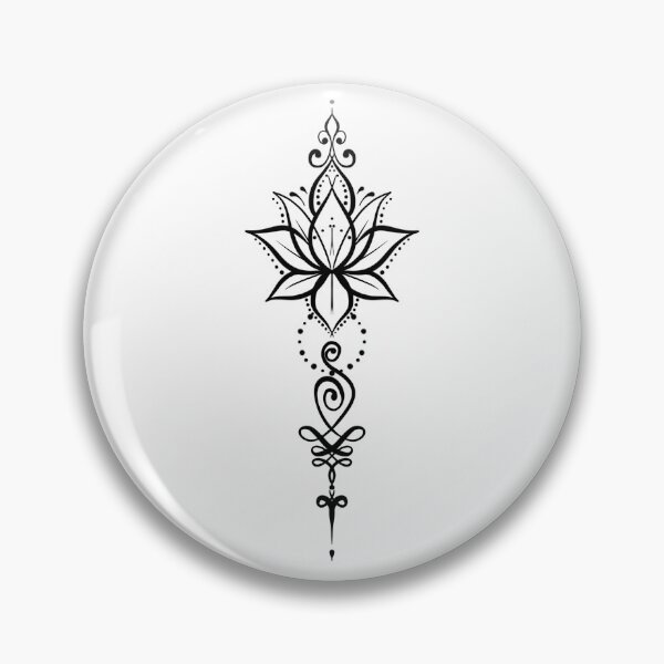 Item preview, Lotus Unalome designed and sold by CuteTattoo.