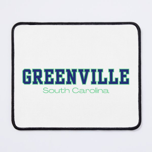 Item preview, Greenville South Carolina Varsity Print Navy Green designed and sold by Sunshine-Dreams.