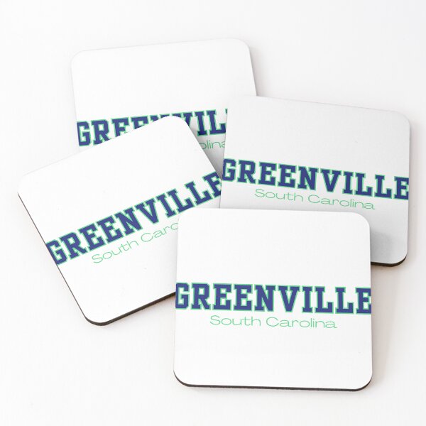 Item preview, Greenville South Carolina Varsity Print Navy Green designed and sold by Sunshine-Dreams.