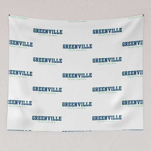 Item preview, Greenville South Carolina Varsity Print Navy Green designed and sold by Sunshine-Dreams.