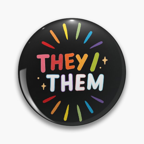 Item preview, They / Them - Pride designed and sold by 96mon.