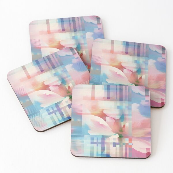 Item preview, Ethereal Dream psychedelic flower design in pastel colors designed and sold by Honeyswoon888.