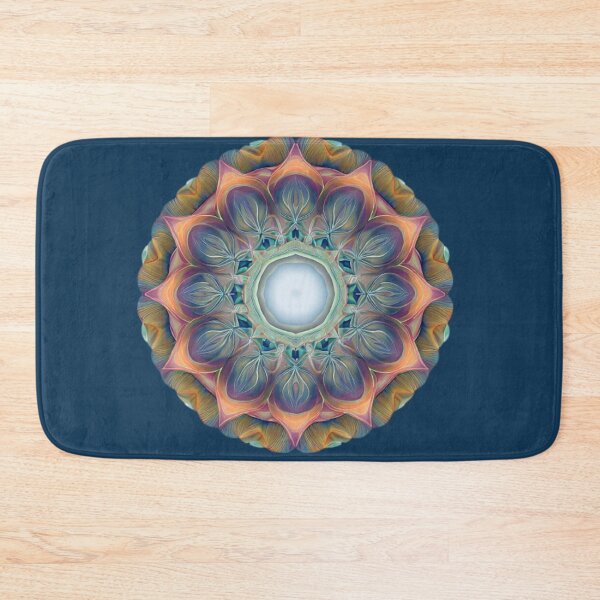 Item preview, Mandala artistic motif circle meditation random geometric pattern dominant blue  designed and sold by JaroDesign2023.