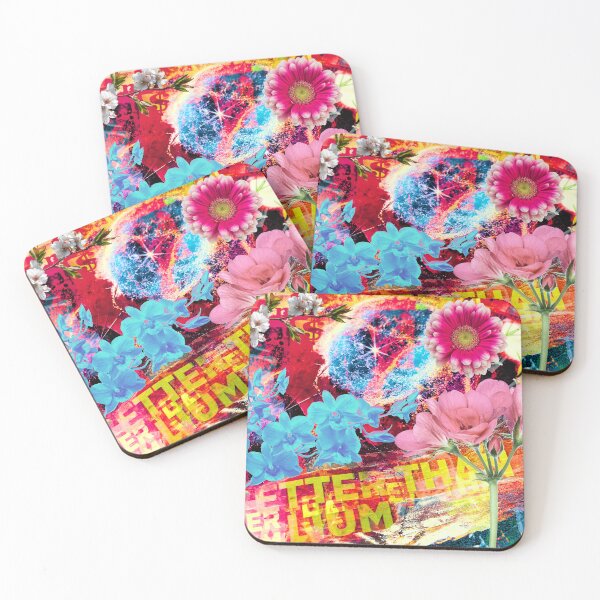 Item preview, Gemini Flowers Collage designed and sold by Swooncake Press.