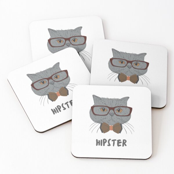 Item preview, Hipster Cat designed and sold by victorsuarez.