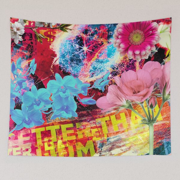Item preview, Gemini Flowers Collage designed and sold by Swooncake Press.