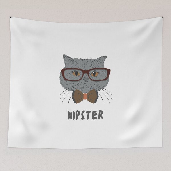 Item preview, Hipster Cat designed and sold by victorsuarez.