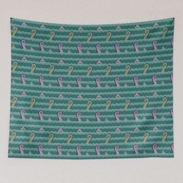 Item preview, Lurking Beneath the Waves designed and sold by LeftNWrite.