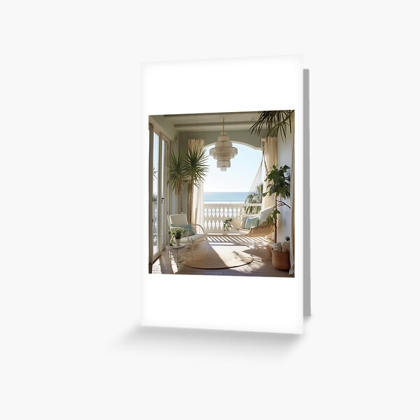 Item preview, Beach House, Balcony  2 designed and sold by SunroofStudios.