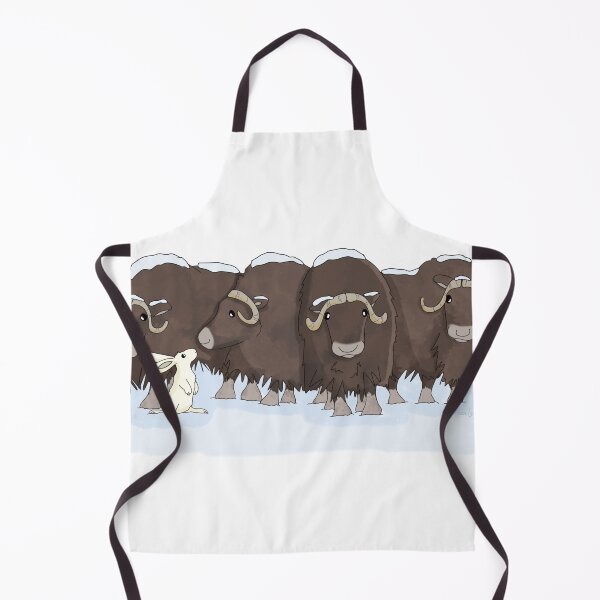 Item preview, Musk Ox and Rabbit Friend designed and sold by RhondaLuluArt.