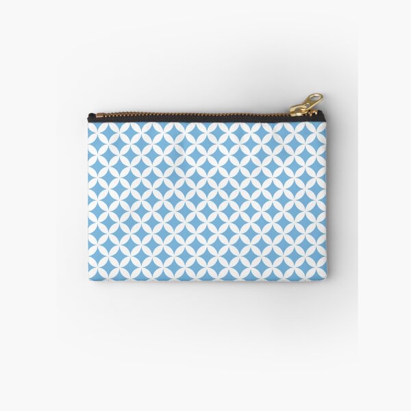 Item preview, Midmod Geometric Pattern (sky blue/white) designed and sold by Design Minds Boutique.