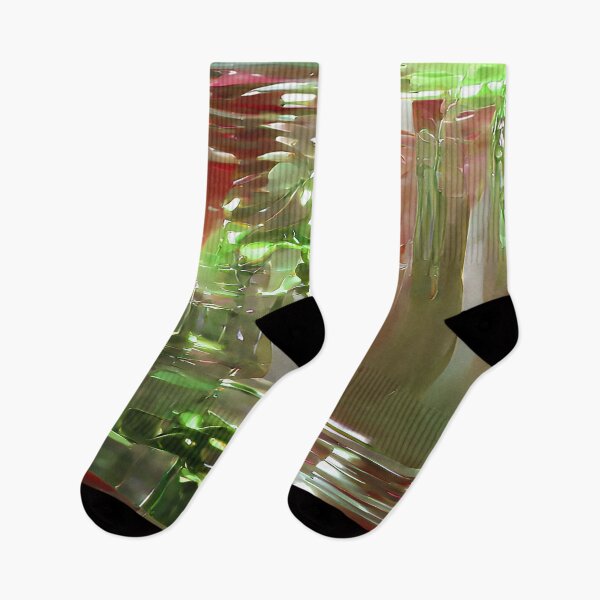Item preview, Glimmering Green and Red Flowing Waterfall  designed and sold by deniselynnimage.