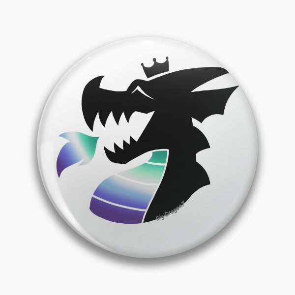 Item preview, Pride Vincian (Gay) Dragon Silhouette designed and sold by DigiDragon7.