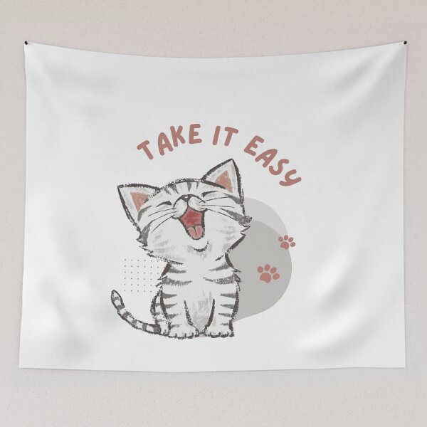 Item preview, Take it Easy Cat designed and sold by victorsuarez.