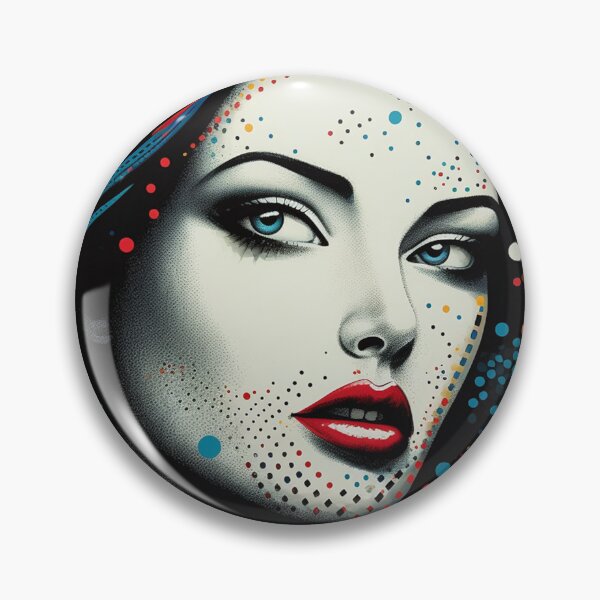 Item preview, Pop Art Brunette Woman designed and sold by rcwm.