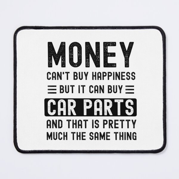 Item preview, Money Can Buy Car Parts Car Guy Apparel Gifts designed and sold by Anton Ashraf.