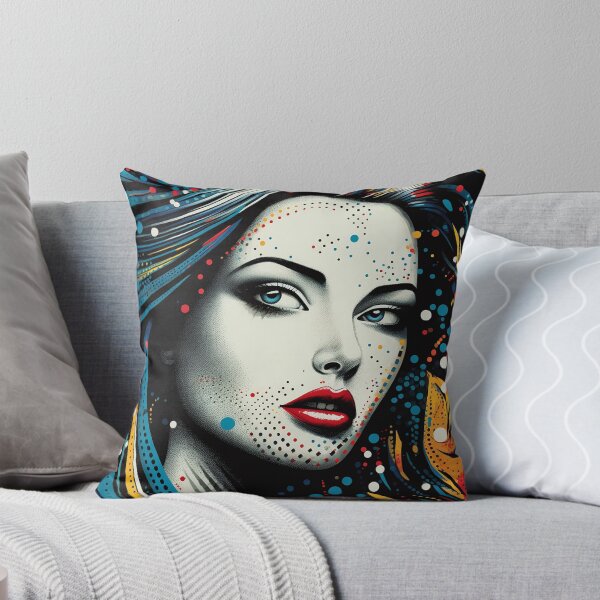 Item preview, Pop Art Brunette Woman designed and sold by rcwm.
