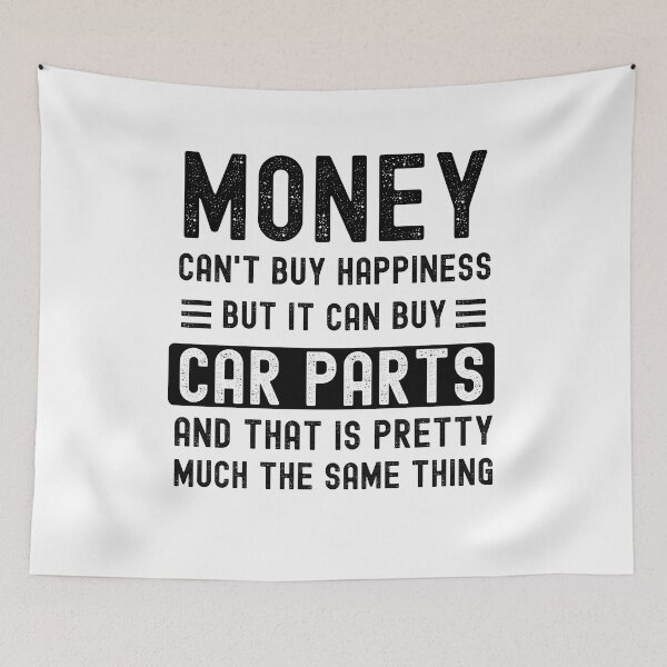 Item preview, Money Can Buy Car Parts Car Guy Apparel Gifts designed and sold by Anton Ashraf.
