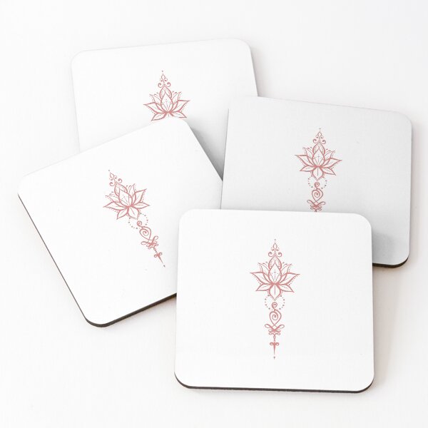 Item preview, Lotus Unalome designed and sold by CuteTattoo.