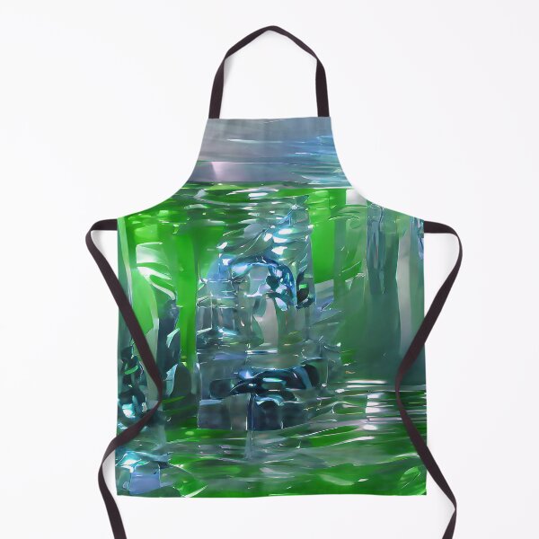 Item preview, Glimmering Blue and Green Flowing Waterfall designed and sold by deniselynnimage.